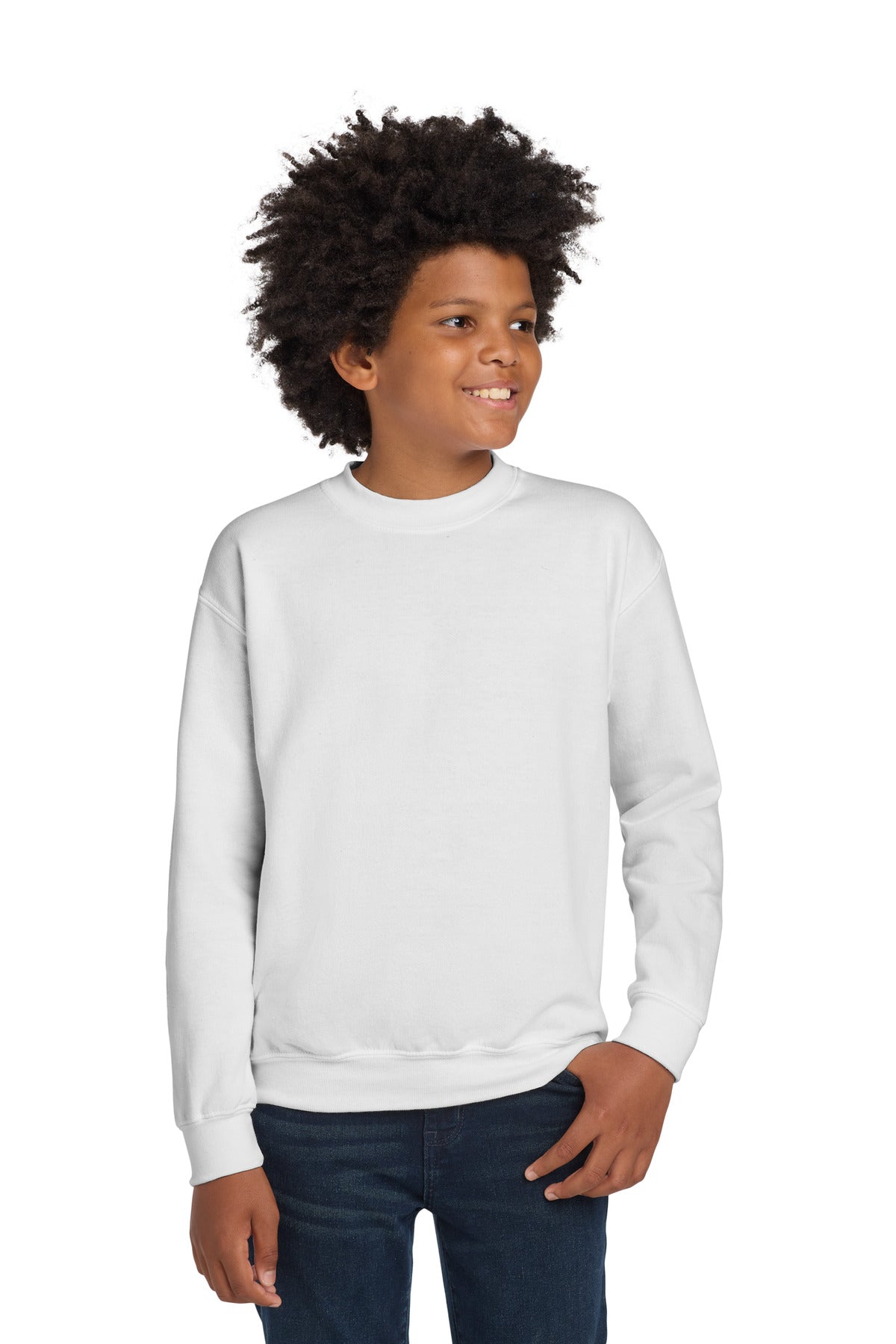 Gildan ® Youth Heavy Blend™ Crewneck Sweatshirt. 18000B