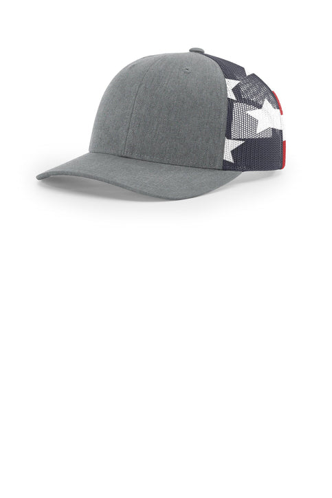 112PM Richardson Printed Mesh Trucker
