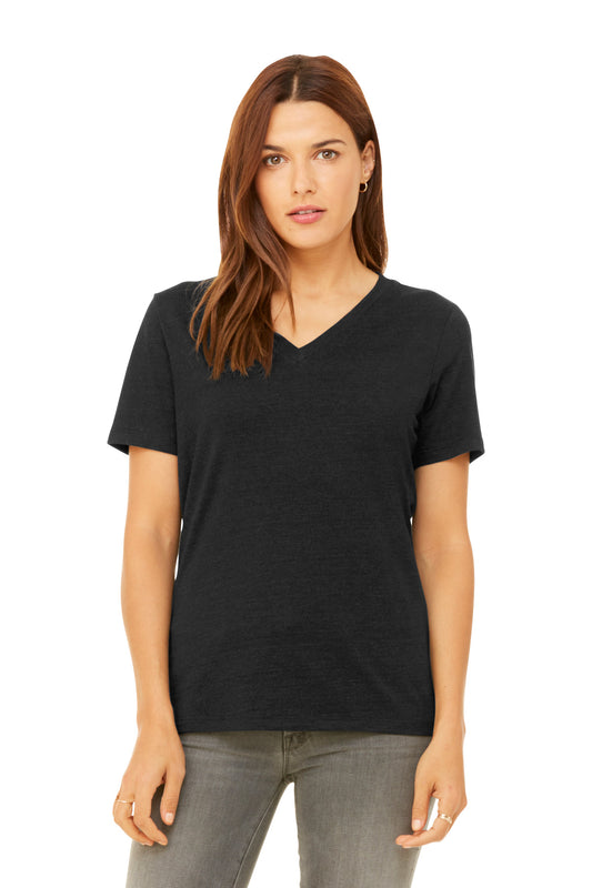 BELLA+CANVAS ® Women's Relaxed Heather CVC V-Neck Tee BC6405CVC