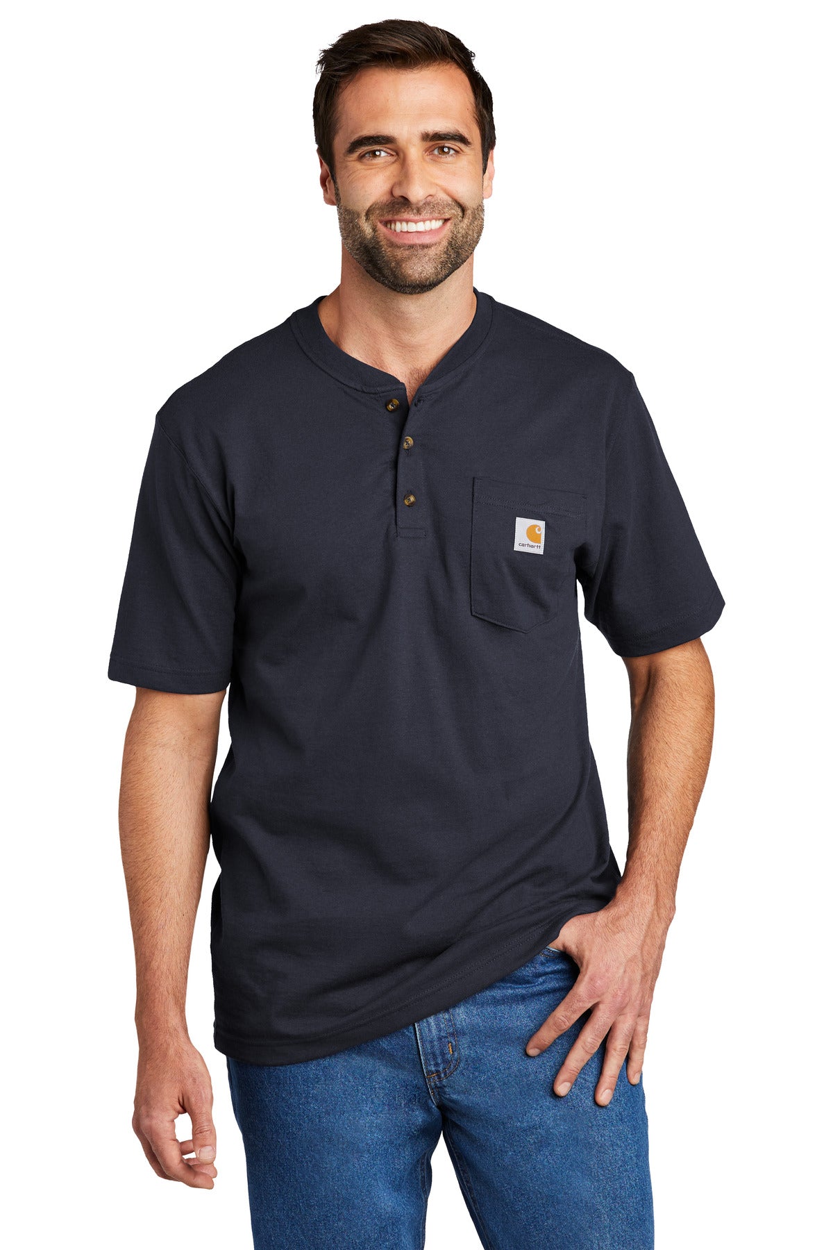 Carhartt ® Short Sleeve Henley T-Shirt CTK84