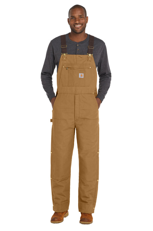 Carhartt ® Tall Firm Duck Insulated Bib Overalls CTT106672