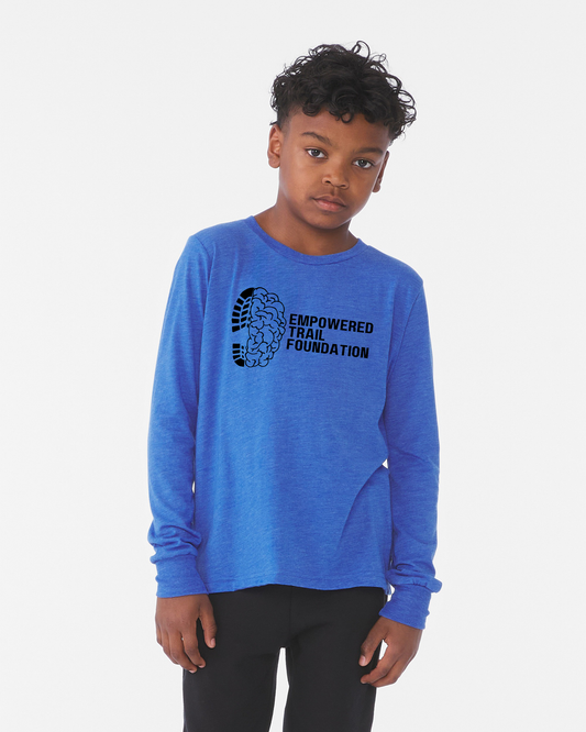 Youth BELLA+CANVAS® 3513Y Empowered Trail Foundation Triblend Long Sleeve Tee