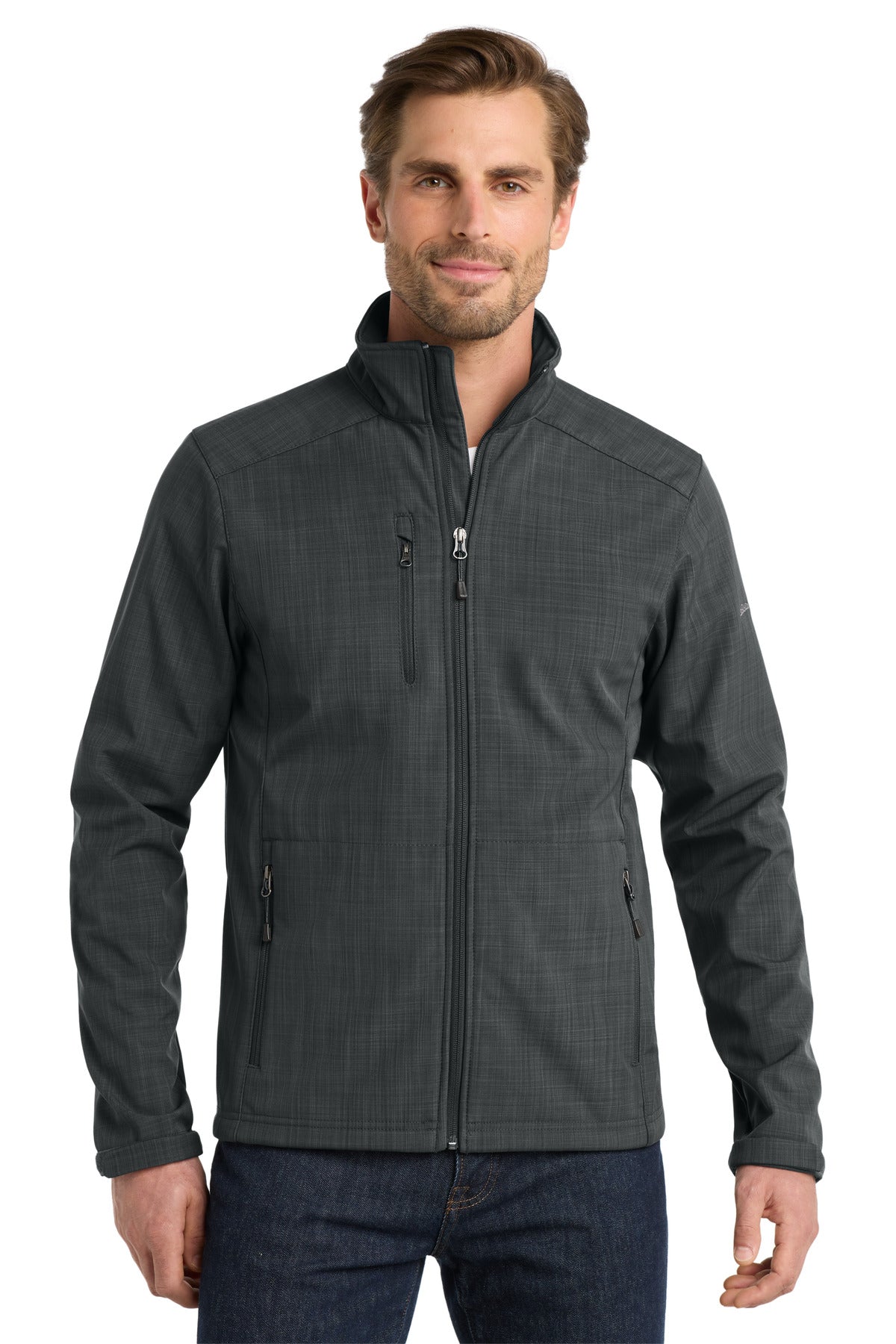 Eddie Bauer ® Shaded Crosshatch Soft Shell Jacket. EB532