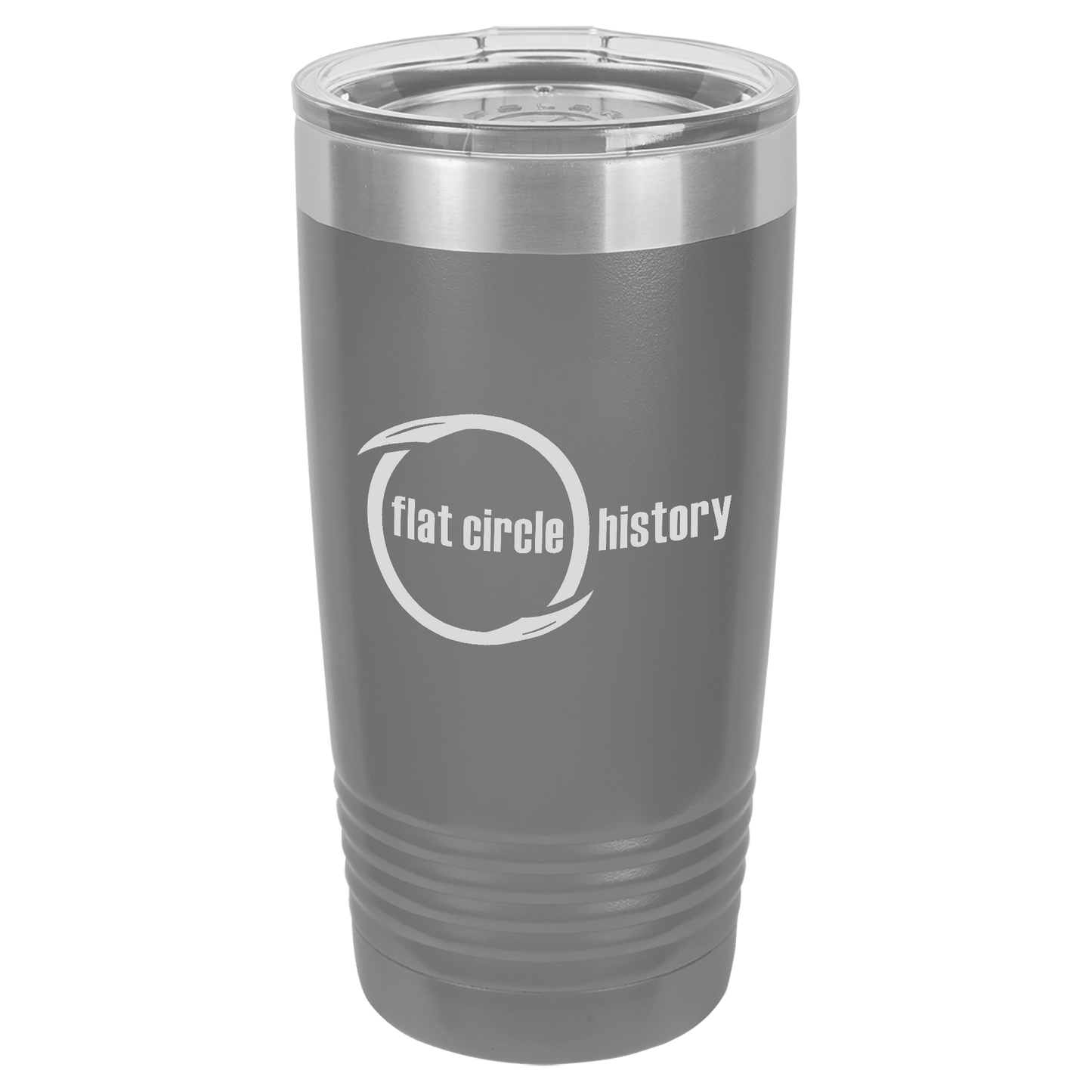 Flat Circle History Tumbler
