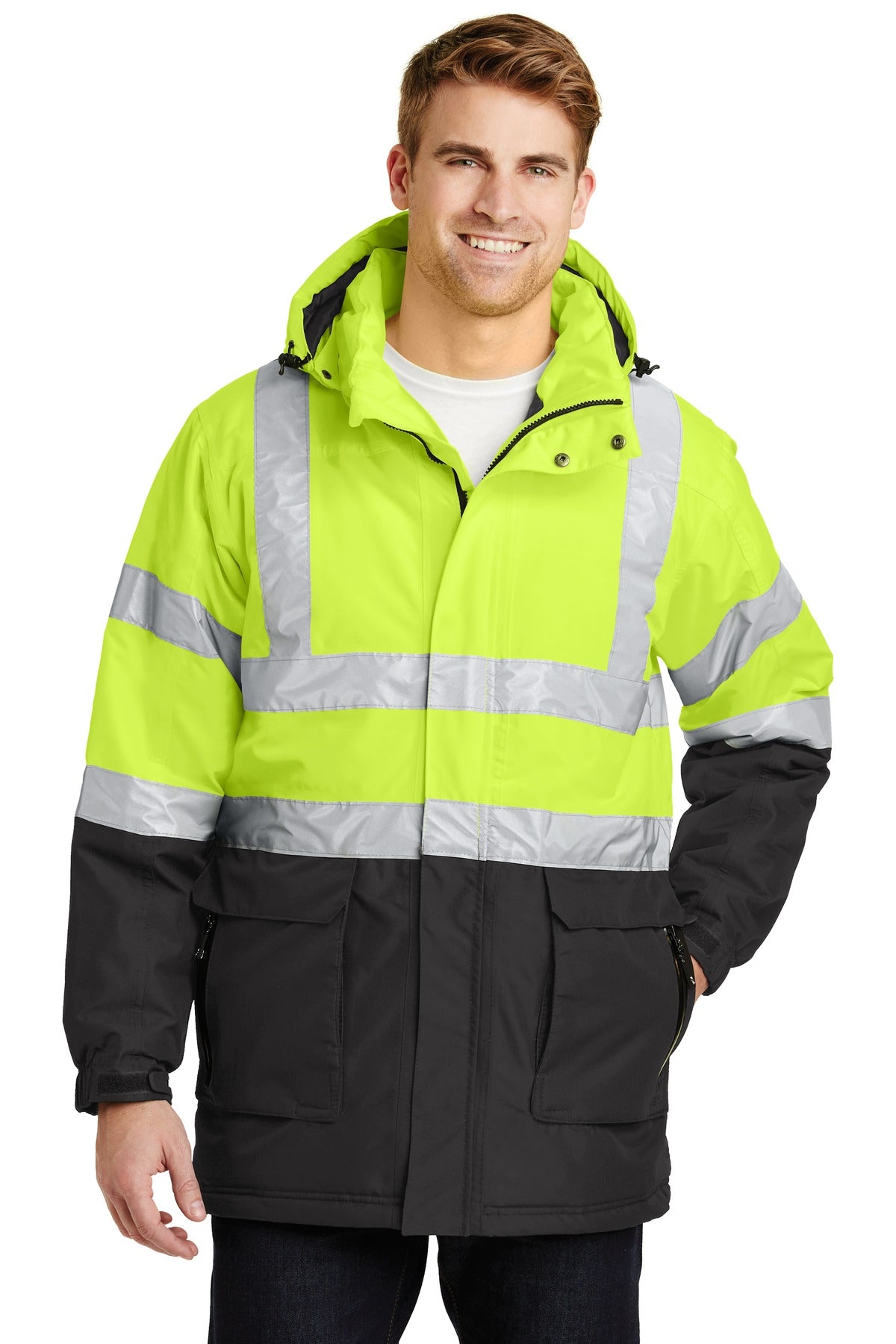 Port Authority ® ANSI 107 Class 3 Safety Heavyweight Parka. J799S