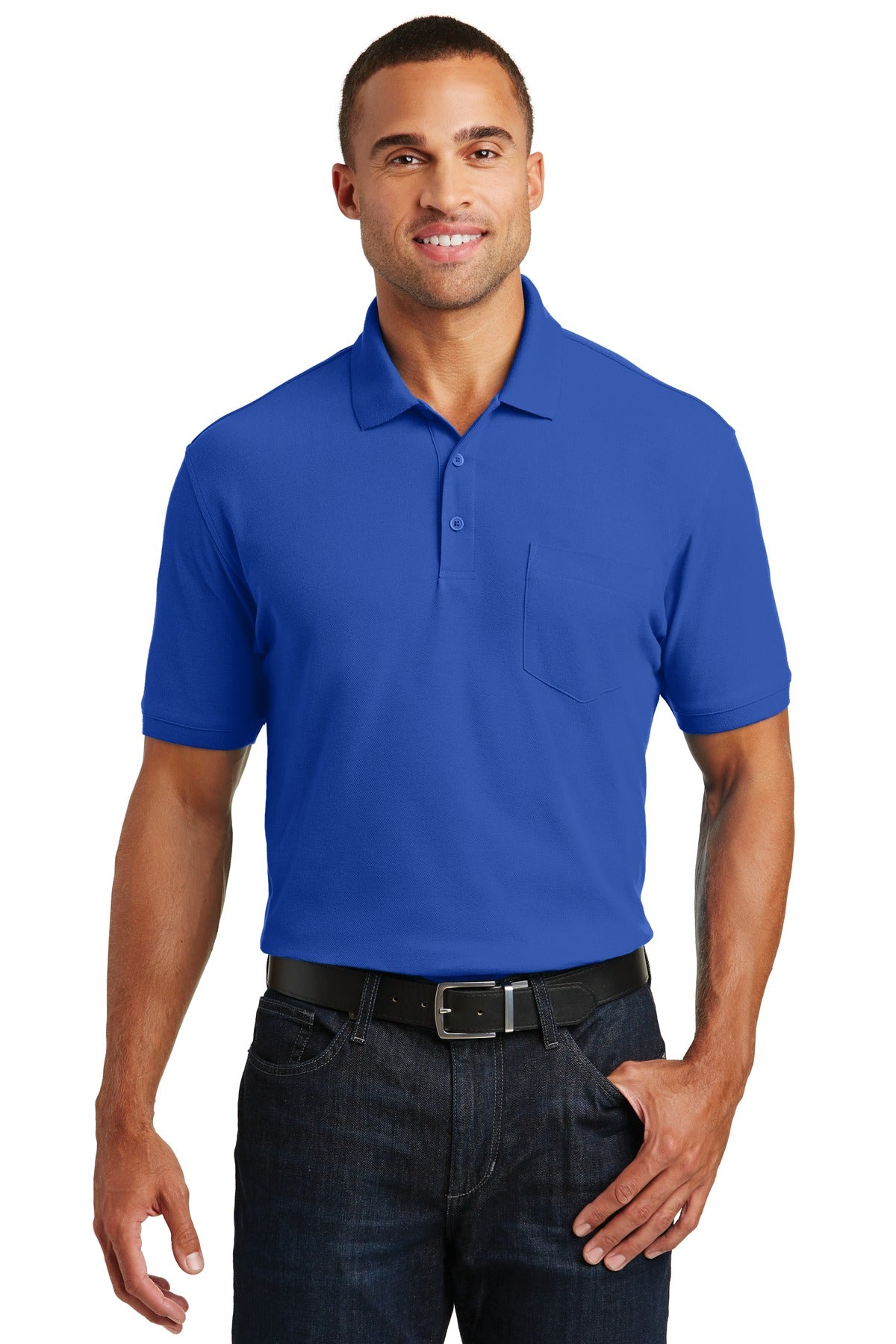 Port Authority ® Core Classic Pique Pocket Polo. K100P
