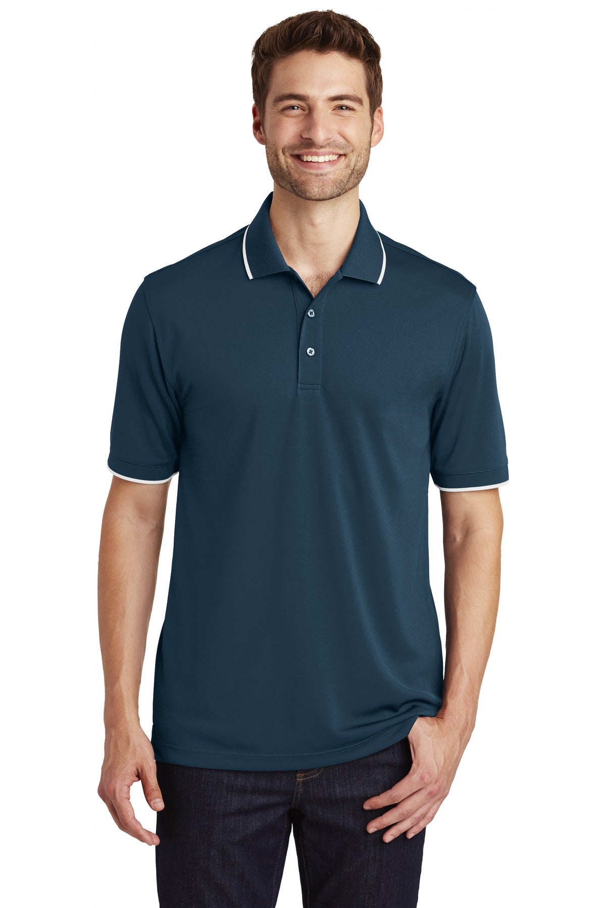 Port Authority ® Dry Zone ® UV Micro-Mesh Tipped Polo. K111