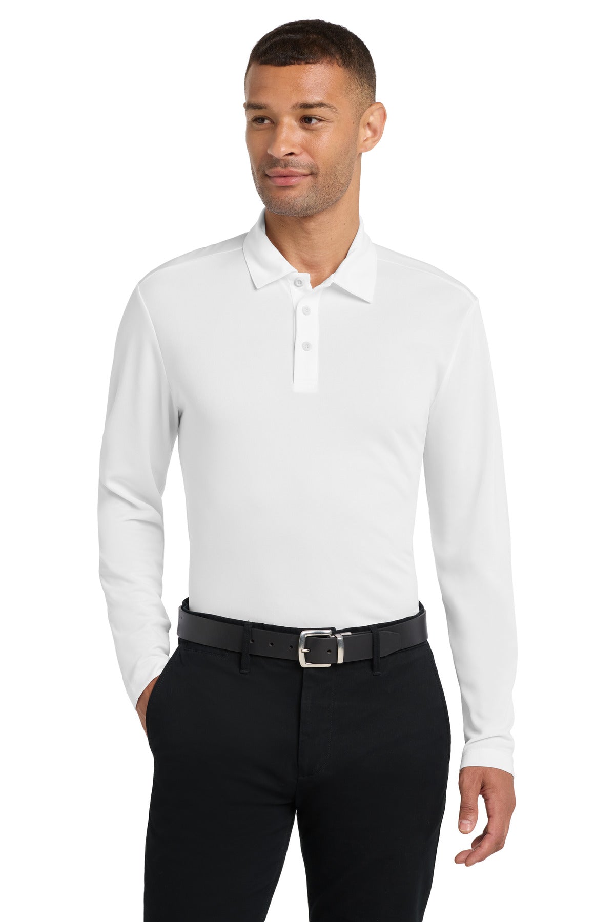 Port Authority ® Silk Touch™ Performance Long Sleeve Polo. K540LS