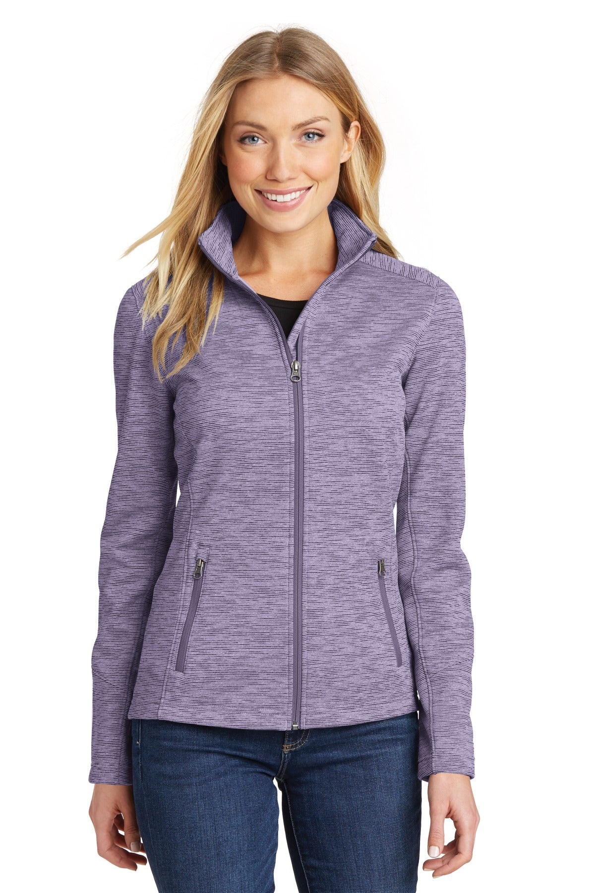 Port Authority ® Women's Digi Stripe Fleece Jacket. L231