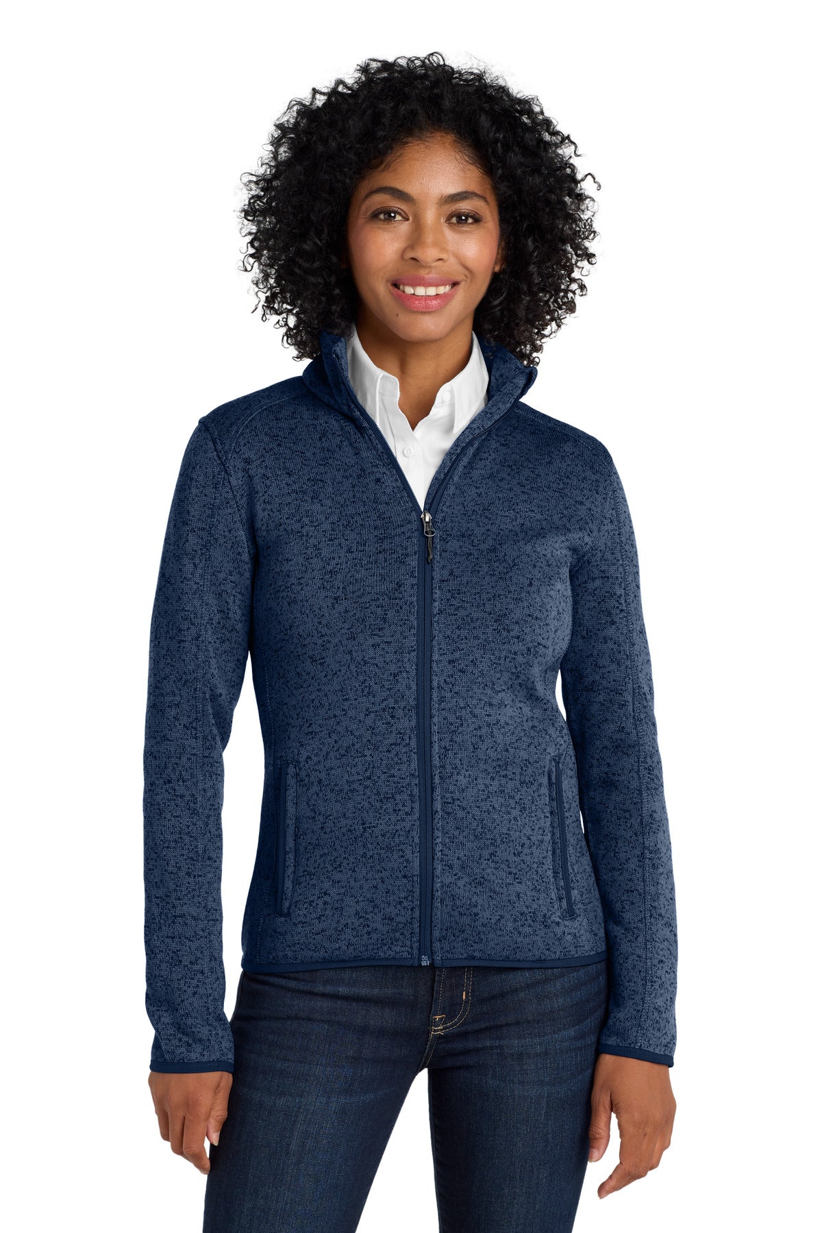 Port Authority ® Women's Sweater Fleece Jacket. L232