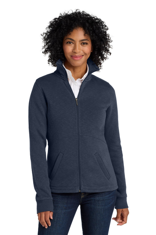Port Authority ® Women's Slub Fleece Full-Zip Jacket. L293