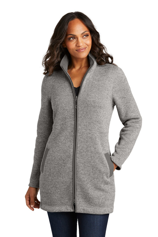 Port Authority ® Women's Arc Sweater Fleece Long Jacket L425