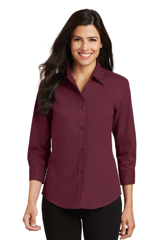 Port Authority ® Women's 3/4-Sleeve Easy Care Shirt. L612