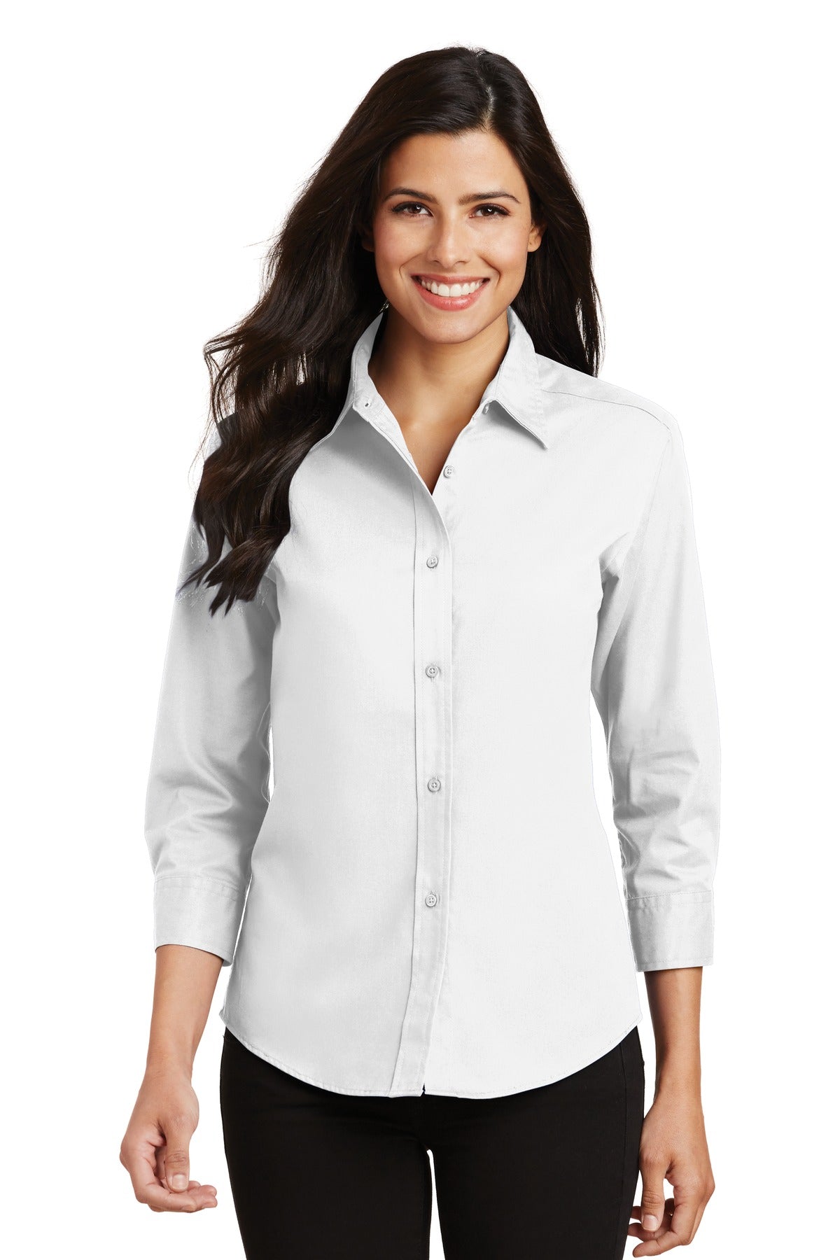 Port Authority ® Women's 3/4-Sleeve Easy Care Shirt. L612