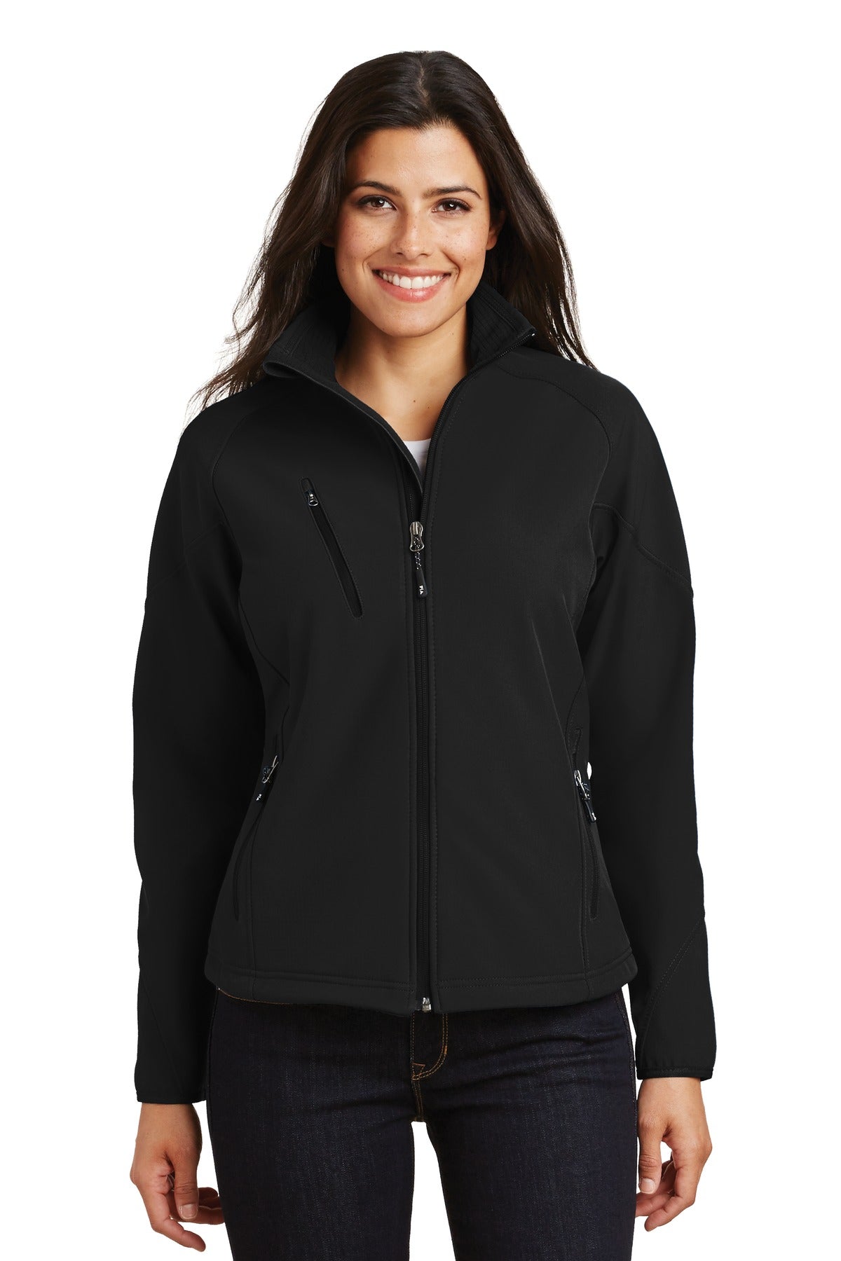 Port Authority ® Women's Textured Soft Shell Jacket. L705