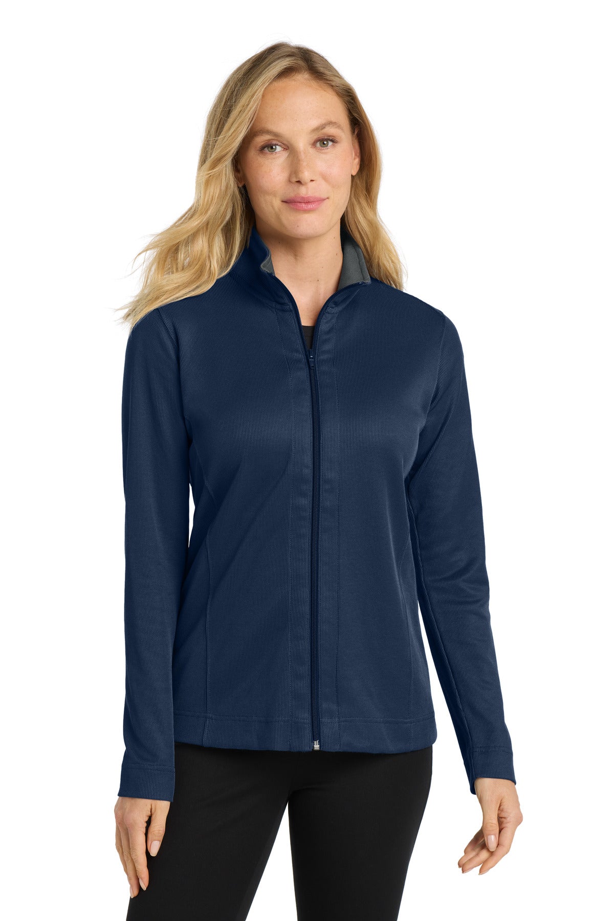 Port Authority ® Women's Vertical Texture Full-Zip Jacket. L805