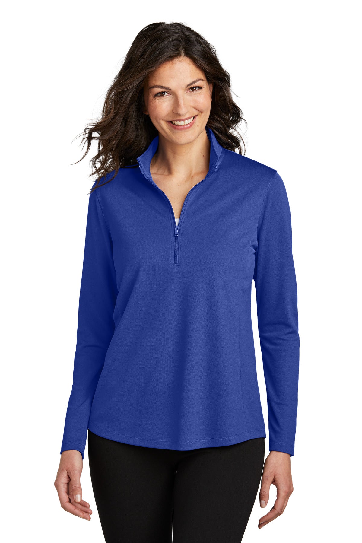 Port Authority ® Women's Dry Zone ® UV Micro-Mesh 1/4-Zip LK112