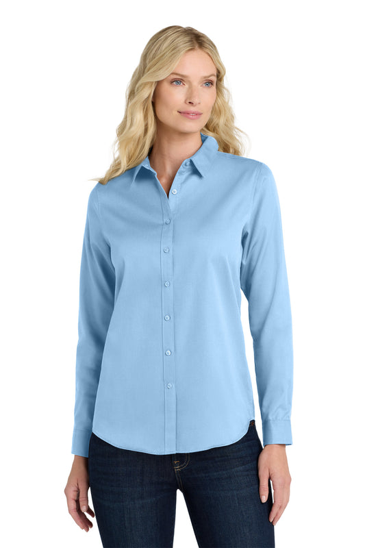 Port Authority ® Women's Long Sleeve SuperPro React ™ Twill Shirt. LW808
