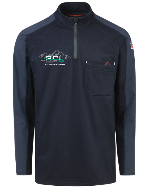 Bulwark® STZ2 Men's 1/4 Zip Flex Knit RKSTZ2