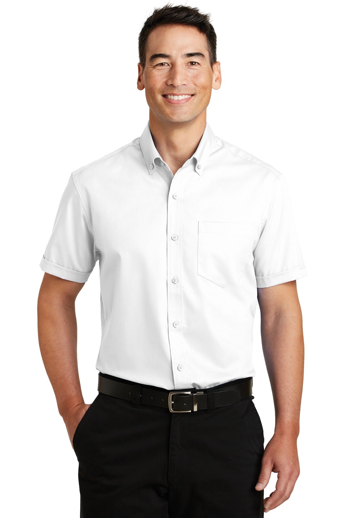 Port Authority ® Short Sleeve SuperPro ™ Twill Shirt. S664