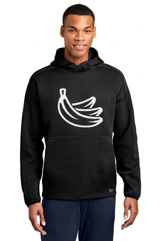 New Era hoodie with smaller Bananas front logo