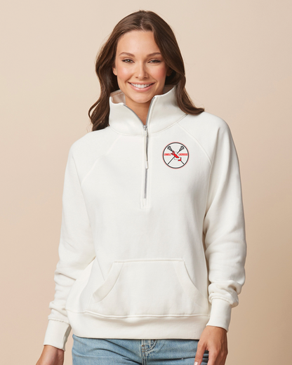 Lowell Varsity LAX - Enza® 31179 Ladies Boxy Half Zip Fleece EZ311