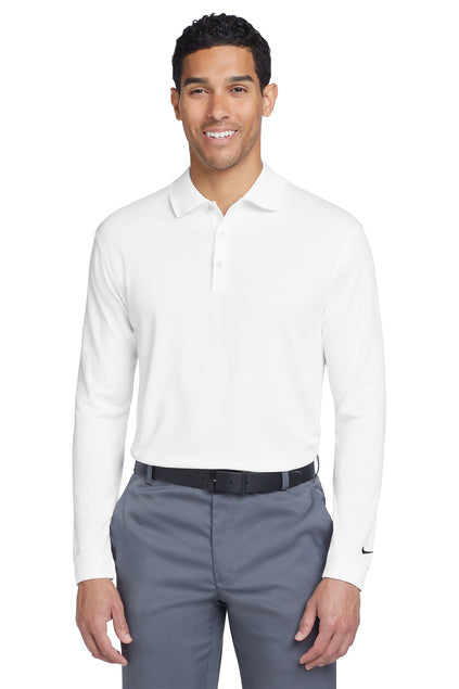 466364 Nike Long Sleeve Dri-FIT Stretch Tech Polo