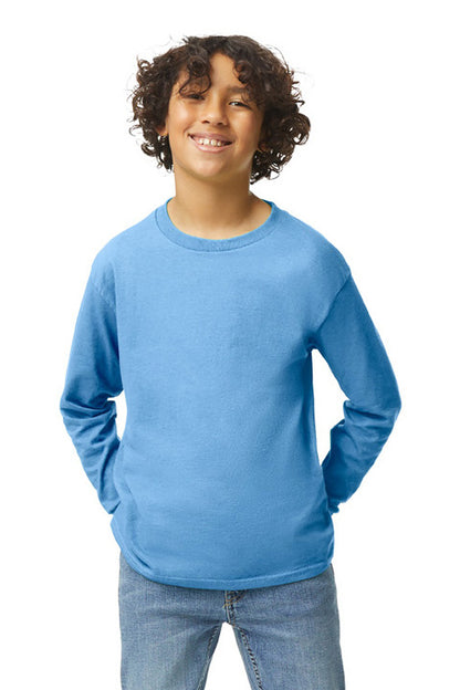 Gildan ®  Youth Heavy Cotton ™  100% Cotton Long Sleeve T-Shirt. 5400B
