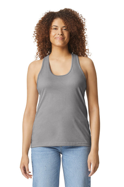 Gildan  74;  Softstyle ®  Women's CVC Racerback Tank 64220LCVC