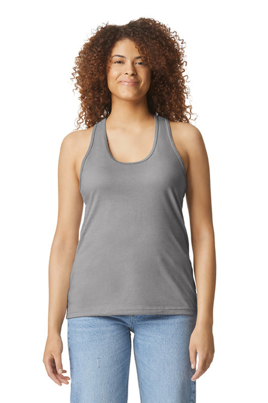 Gildan  74;  Softstyle ®  Women's CVC Racerback Tank 64220LCVC