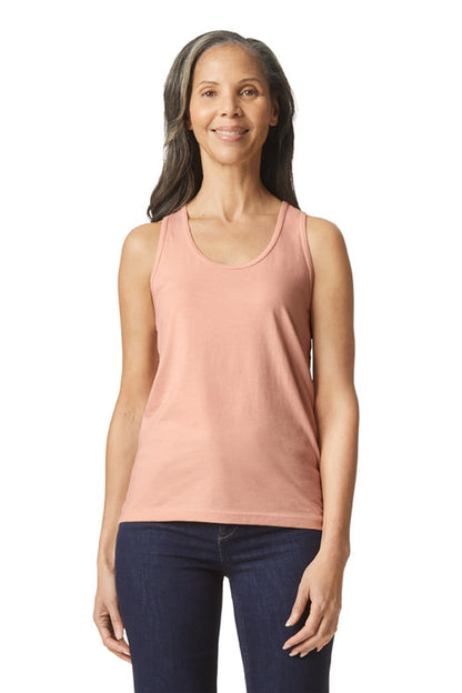 Gildan  74;  Softstyle ®  Women's CVC Racerback Tank 64220LCVC
