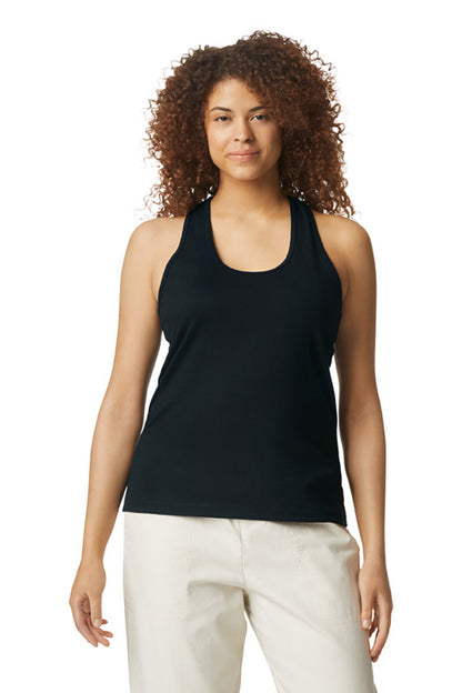 Gildan  74;  Softstyle ®  Women's CVC Racerback Tank 64220LCVC
