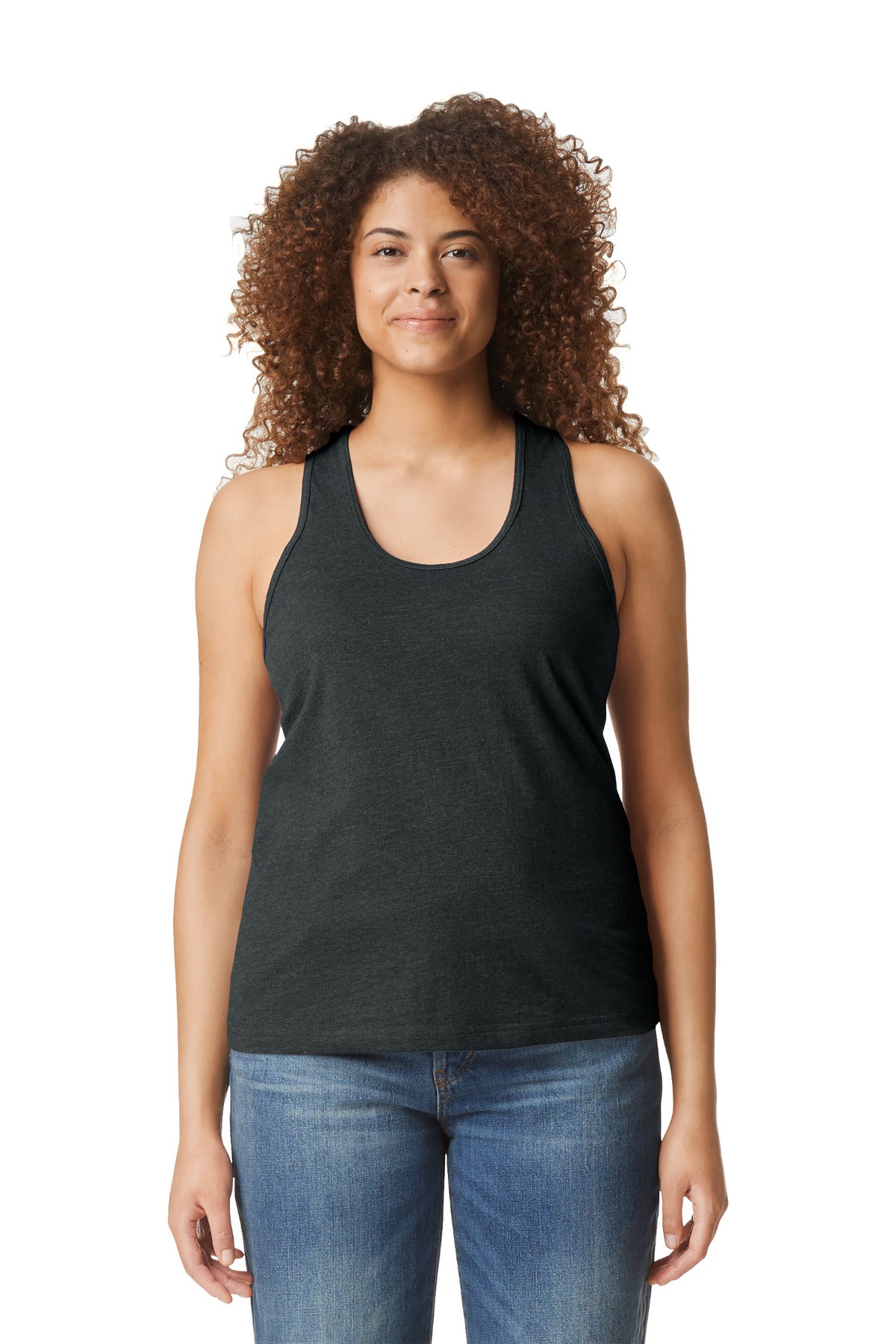 Gildan  74;  Softstyle ®  Women's CVC Racerback Tank 64220LCVC