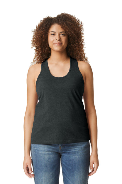 Gildan  74;  Softstyle ®  Women's CVC Racerback Tank 64220LCVC
