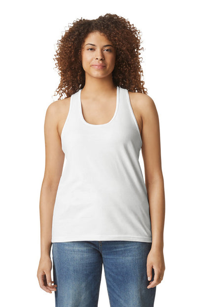 Gildan  74;  Softstyle ®  Women's CVC Racerback Tank 64220LCVC