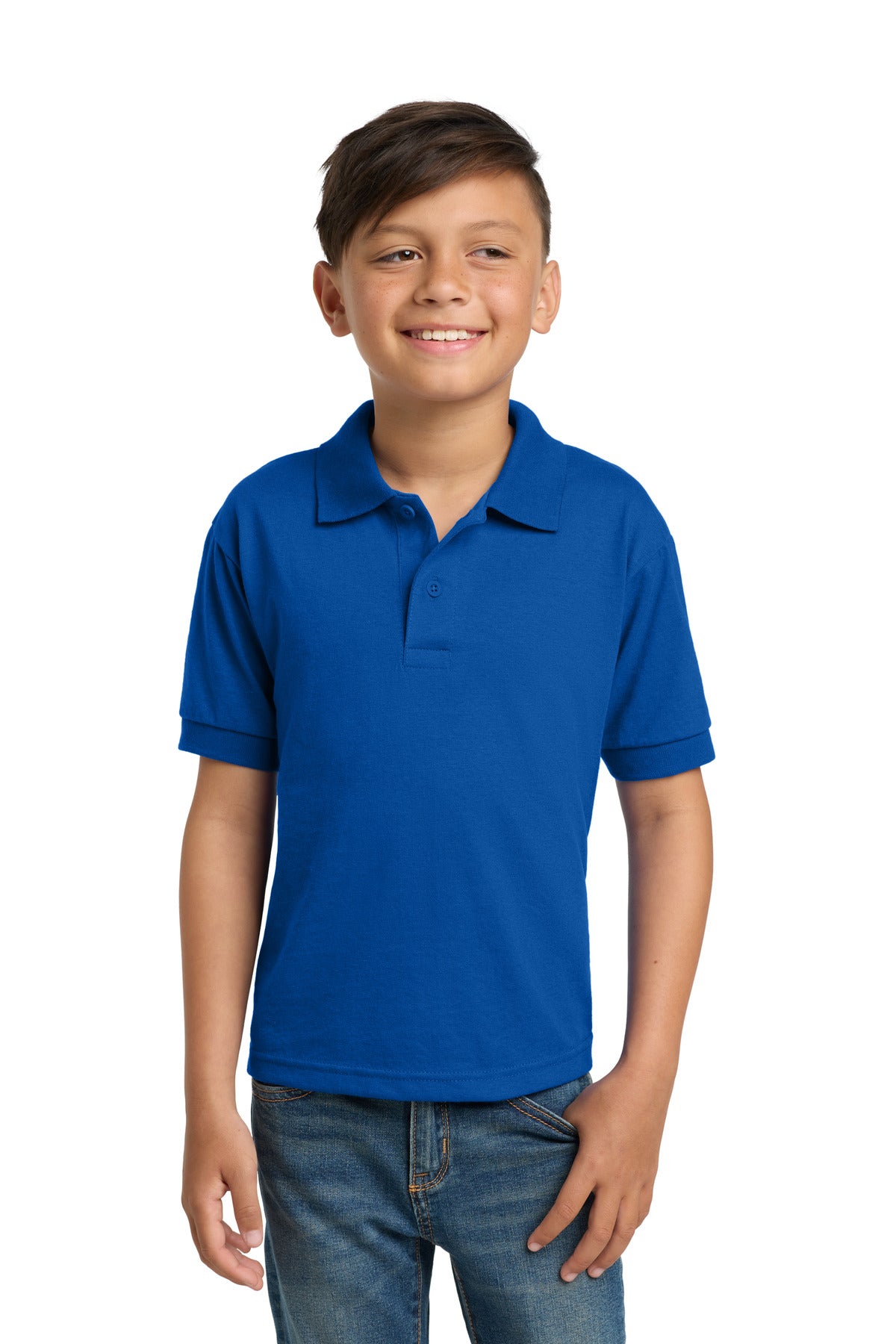 Gildan ®  Youth DryBlend ®  6-Ounce Jersey Knit Sport Shirt. 8800B