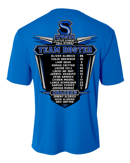 Team Aldrich All Star Roster Shirts