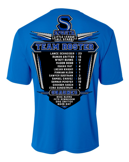 Team Schneider All Star Roster Shirts