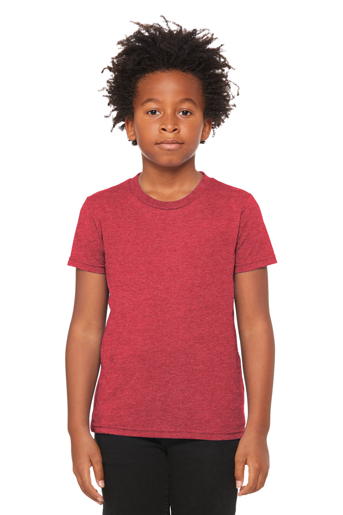 BELLA+CANVAS ®  Youth Heather CVC Tee BC3001YCVC
