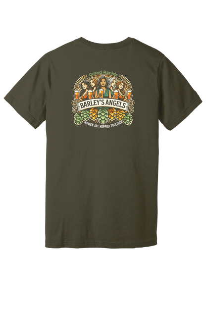 Barley's Angels Tee - CV207 Dark Olive