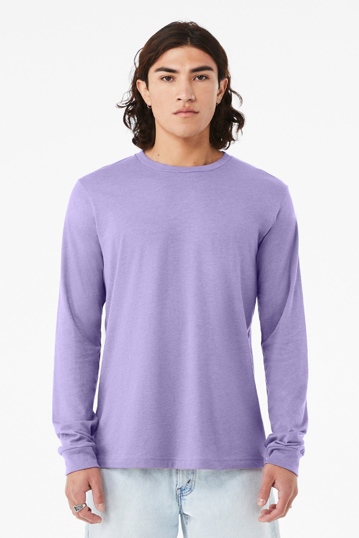 BELLA+CANVAS ®  Unisex Heather CVC Long Sleeve Tee BC3501CVC