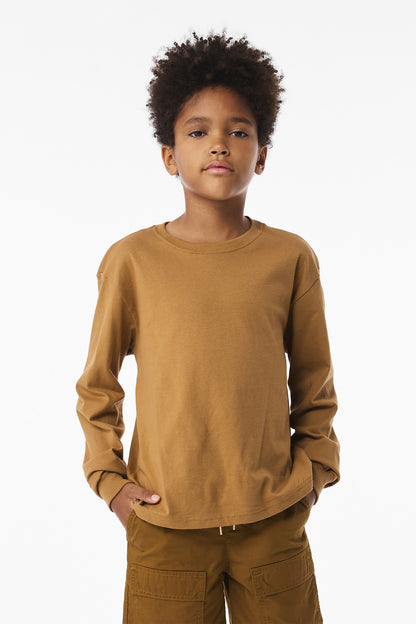 BELLA+CANVAS ®  Youth 6-Ounce Heavyweight Long Sleeve Tee BC3511Y