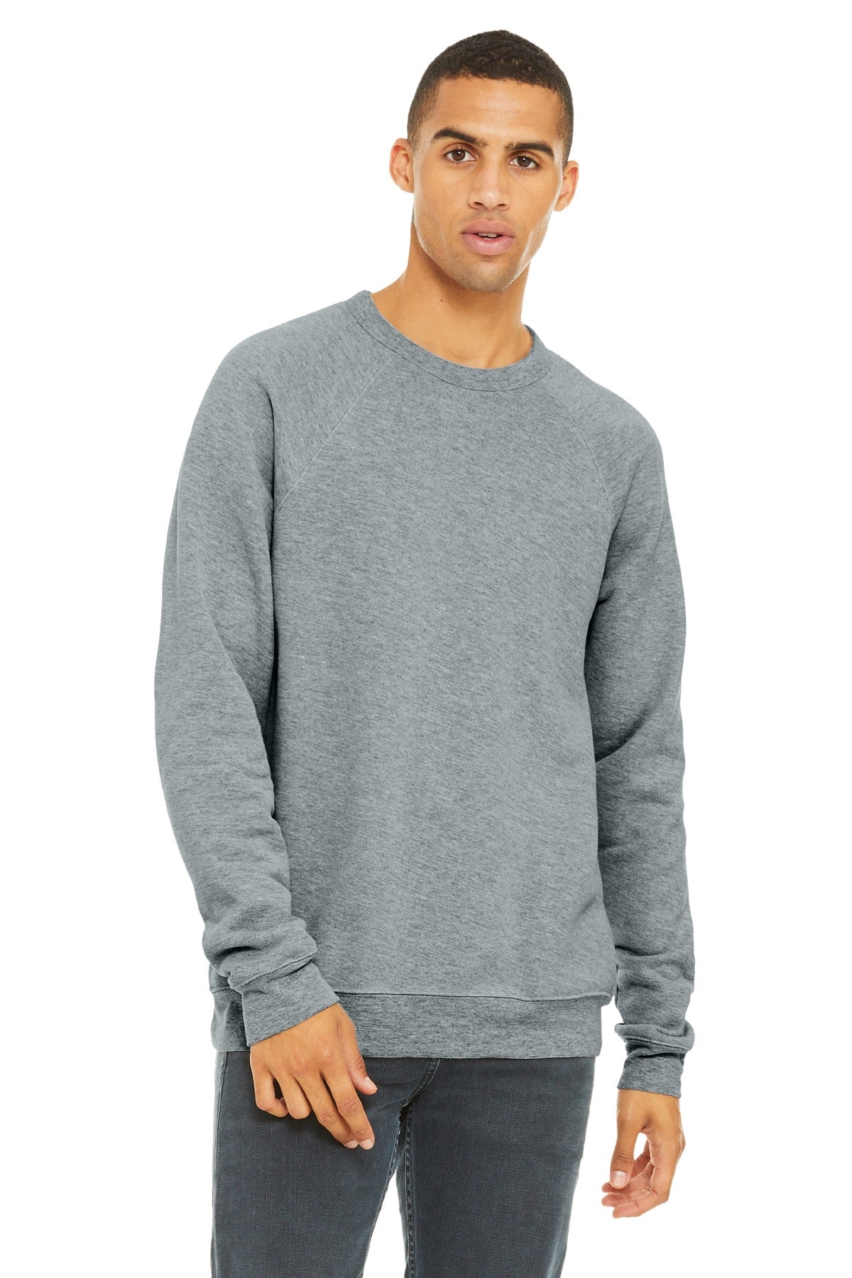 BELLA+CANVAS  ®  Unisex Sponge Fleece Raglan Sweatshirt. BC3901