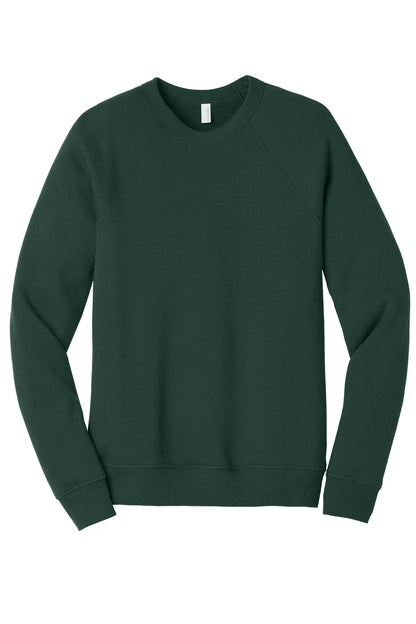 BELLA+CANVAS  ®  Unisex Sponge Fleece Raglan Sweatshirt. BC3901