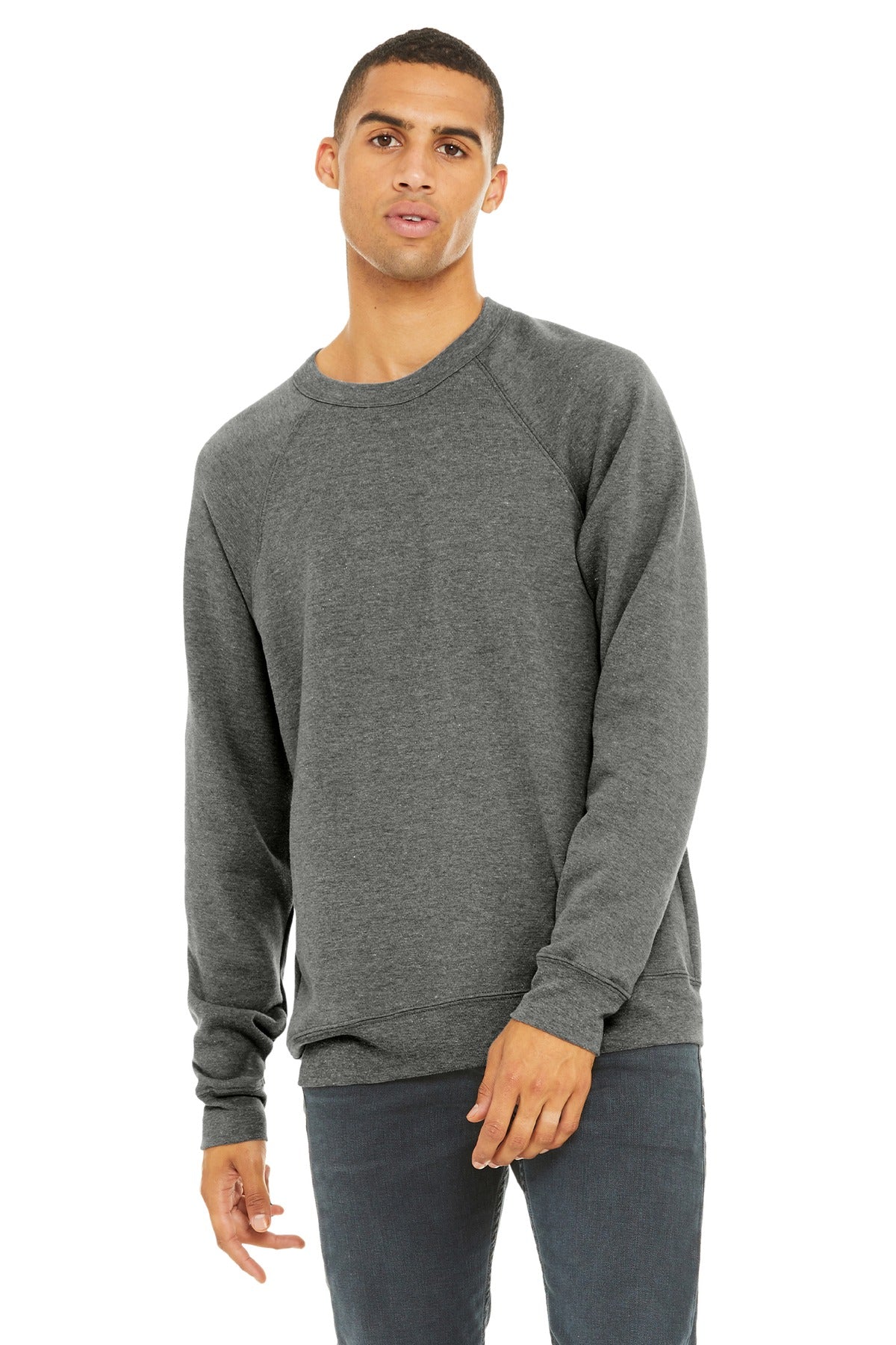 BELLA+CANVAS  ®  Unisex Sponge Fleece Raglan Sweatshirt. BC3901