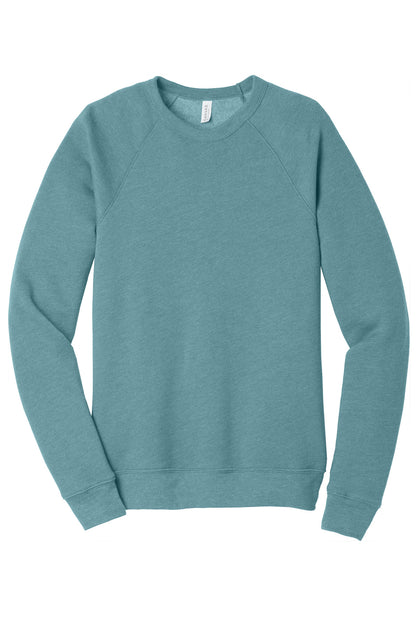 BELLA+CANVAS  ®  Unisex Sponge Fleece Raglan Sweatshirt. BC3901