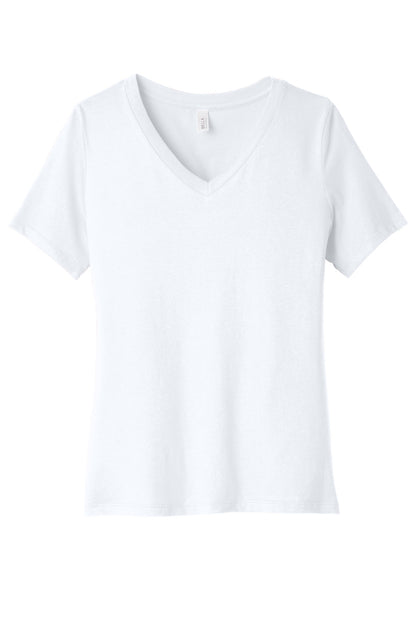 BELLA+CANVAS ®  Women's Relaxed Heather CVC V-Neck Tee BC6405CVC