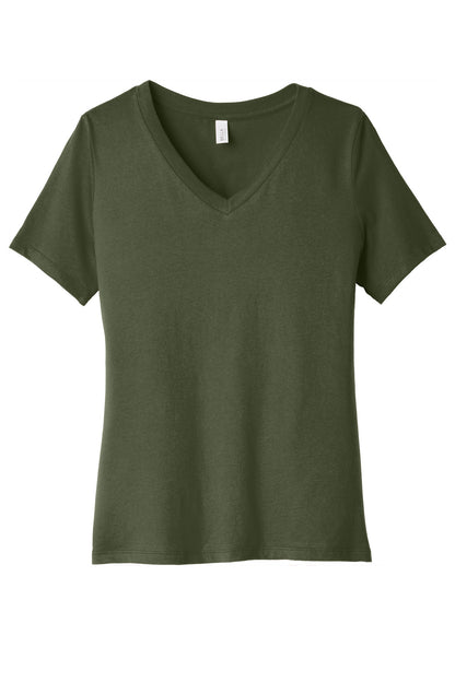 BELLA+CANVAS  ®  Women's Relaxed Jersey Short Sleeve V-Neck Tee. BC6405