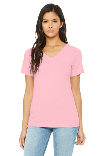BELLA+CANVAS  ®  Women's Relaxed Jersey Short Sleeve V-Neck Tee. BC6405