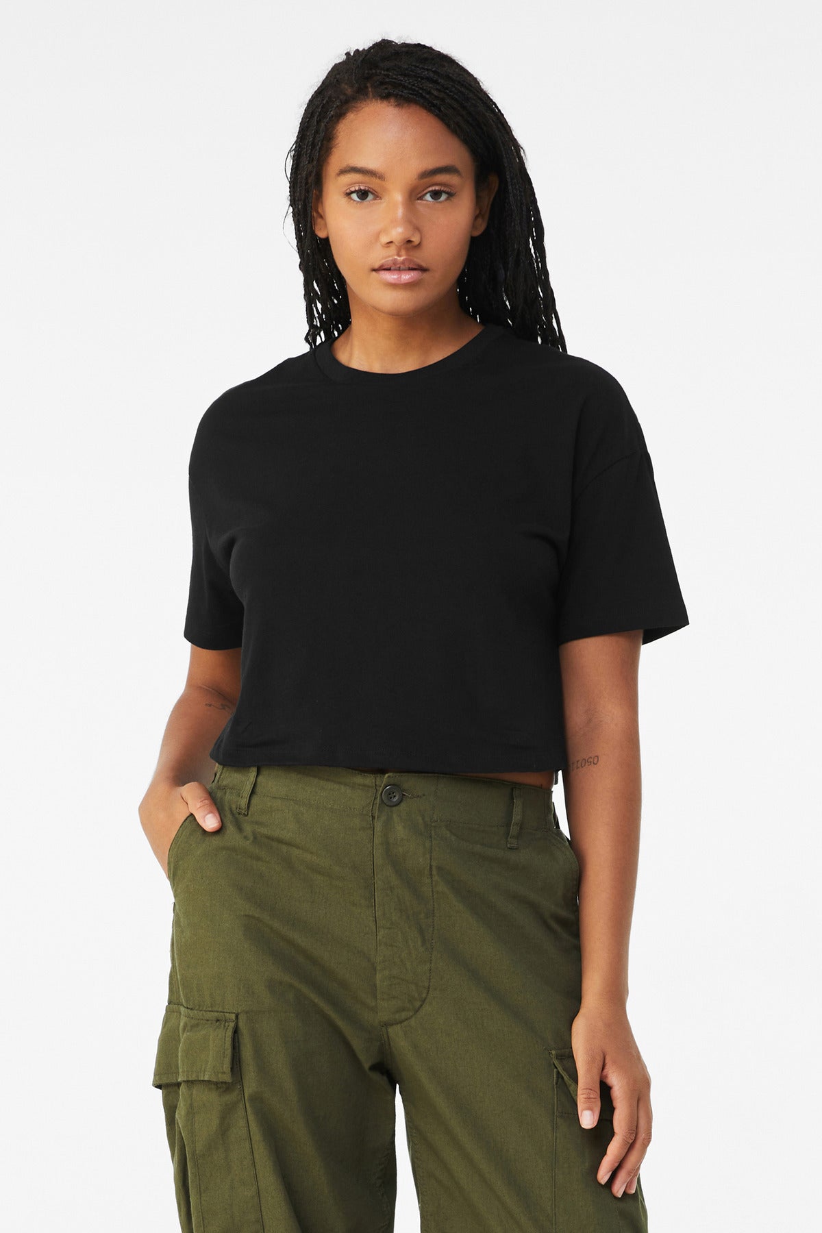 BELLA+CANVAS ®  Women's Jersey Crop Tee BC6482